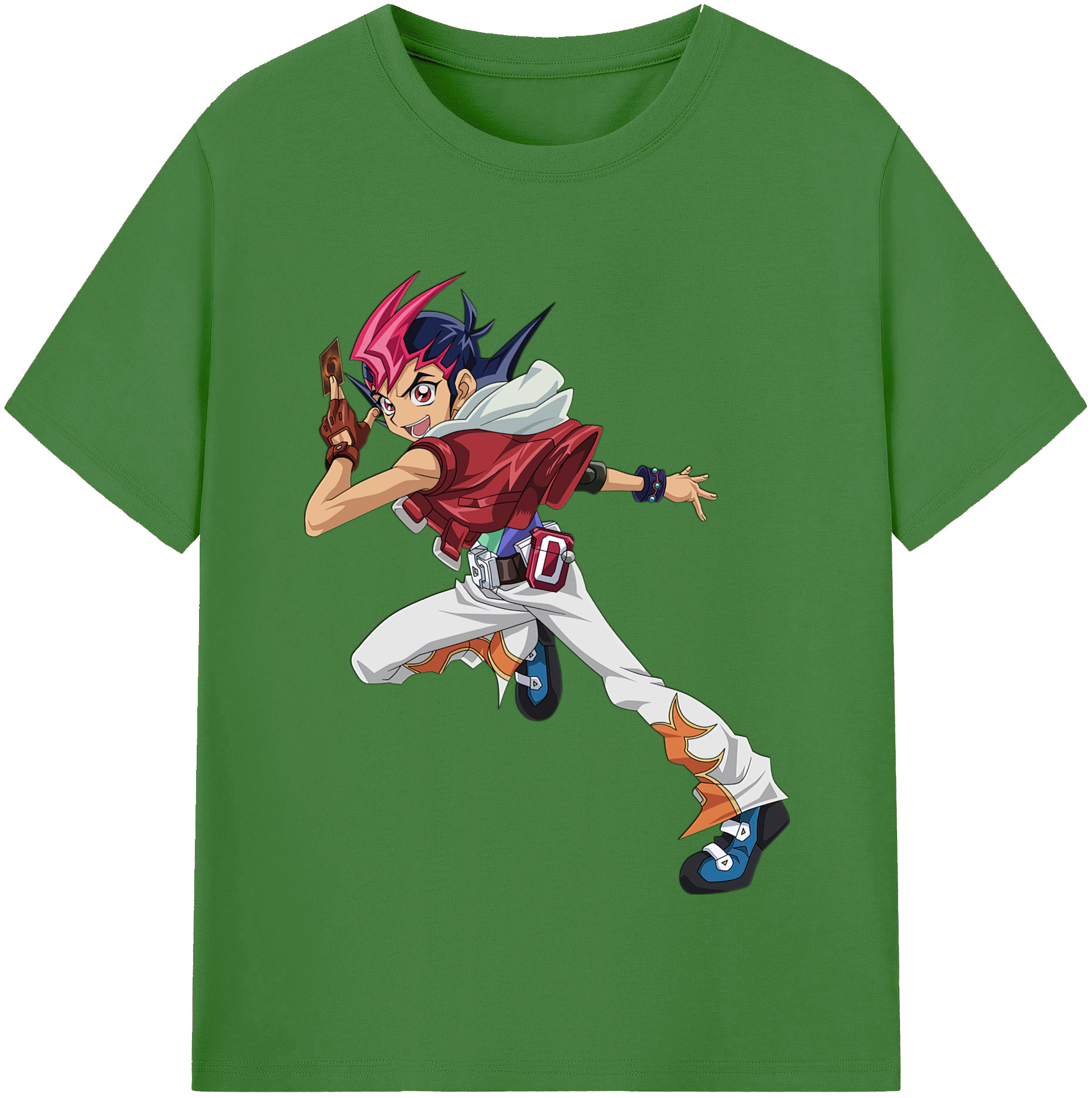 （画像用） 遊☆戯☆王 Yu-Gi-Oh! レディースカジュアルプリントTシャツ（綿100％）